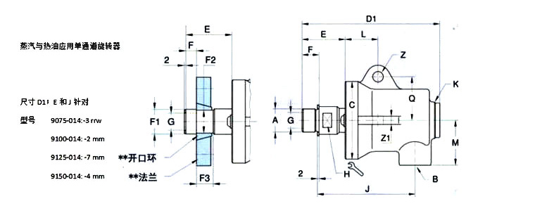 代替杜博林9000系列旋轉(zhuǎn)接頭參數(shù)